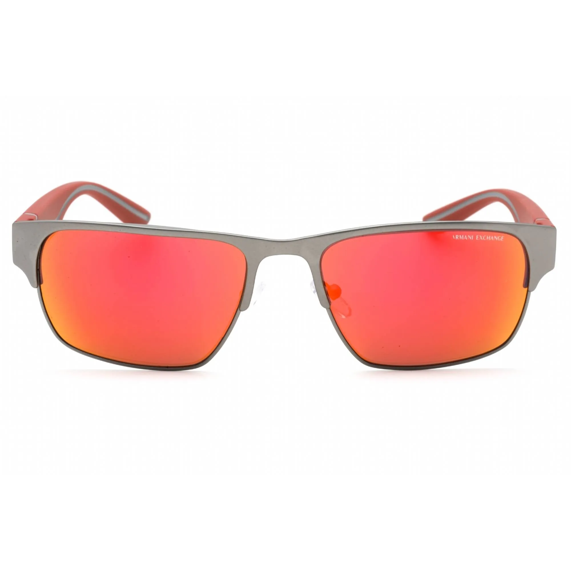 Armani Exchange Men's Sunglasses - Matte Gunmetal Rectangular Frame | 0AX2046S 60036Q