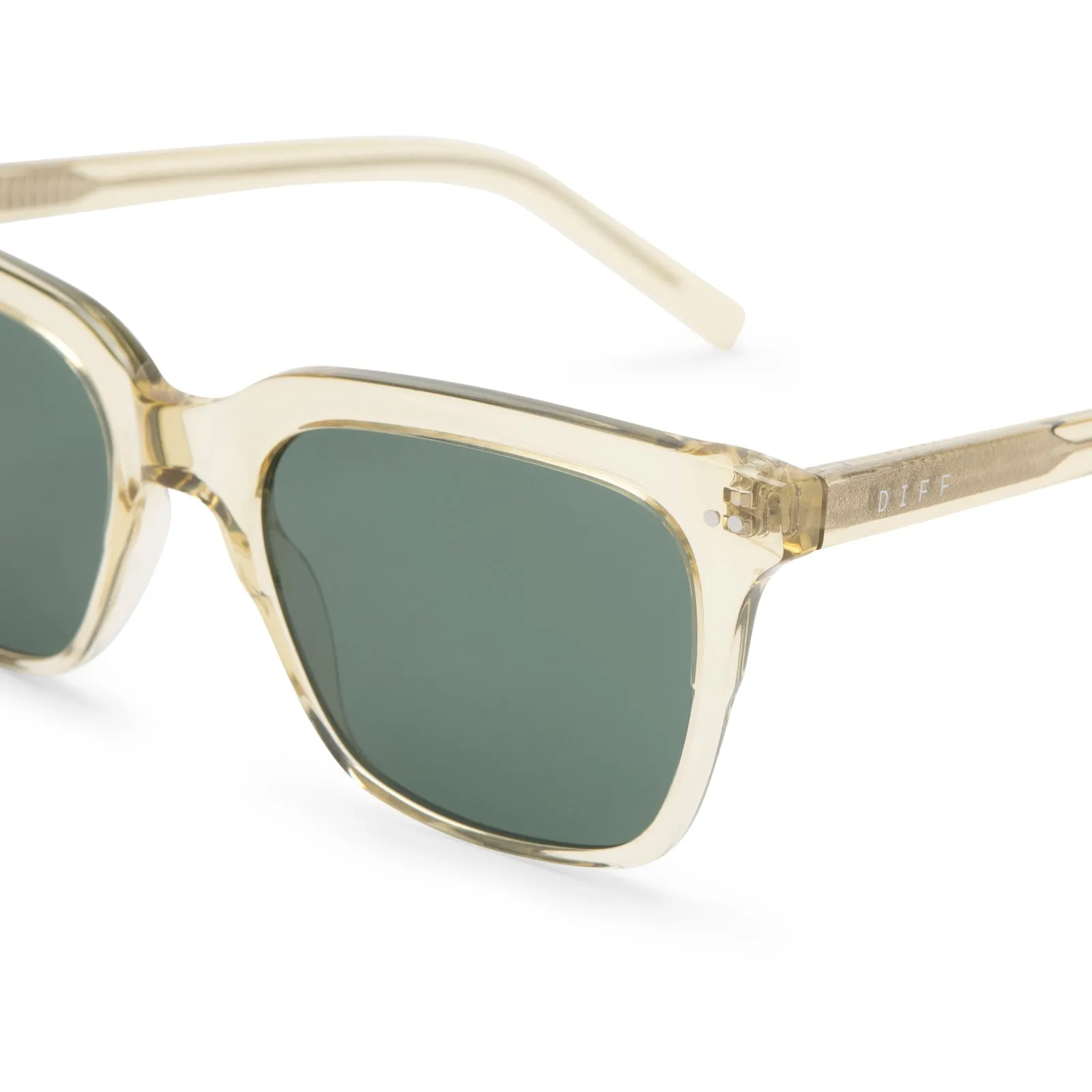 BILLIE - PLATINUM CRYSTAL   G15 POLARIZED SUNGLASSES