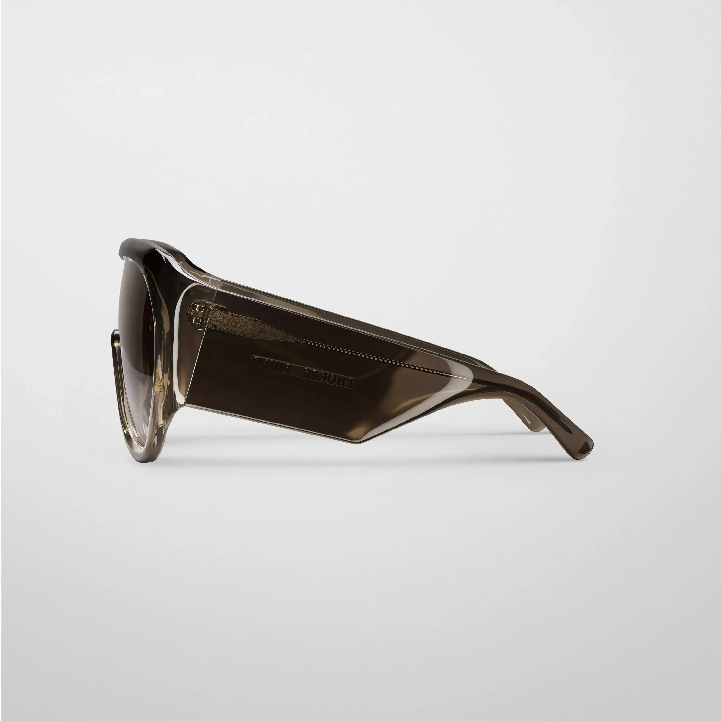 BOMBÉ OVERSIZE FRAME SUNGLASSES | fume acetate