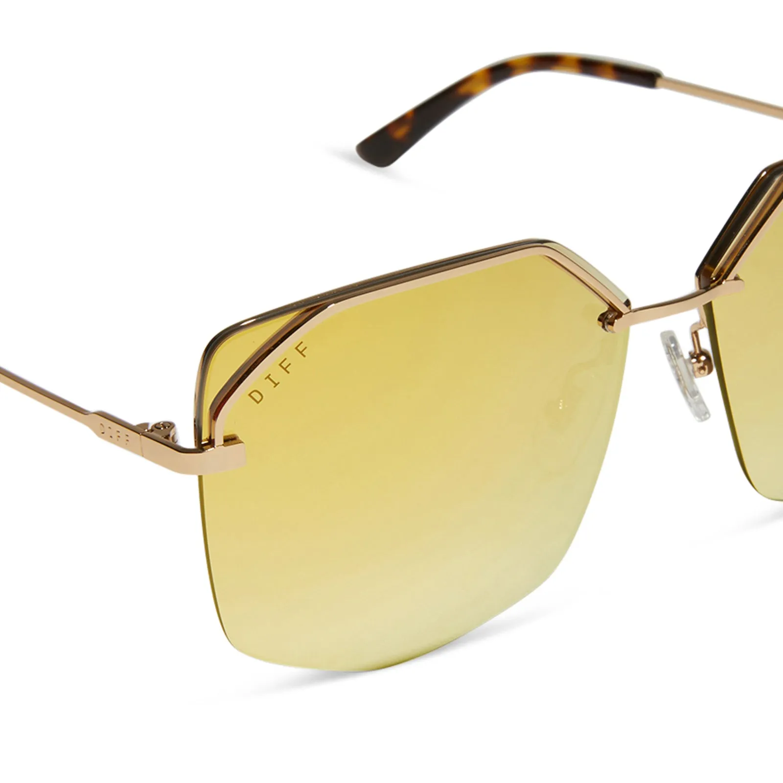 BREE - GOLD   BRILLIANT GOLD MIRROR   POLARIZED SUNGLASSES