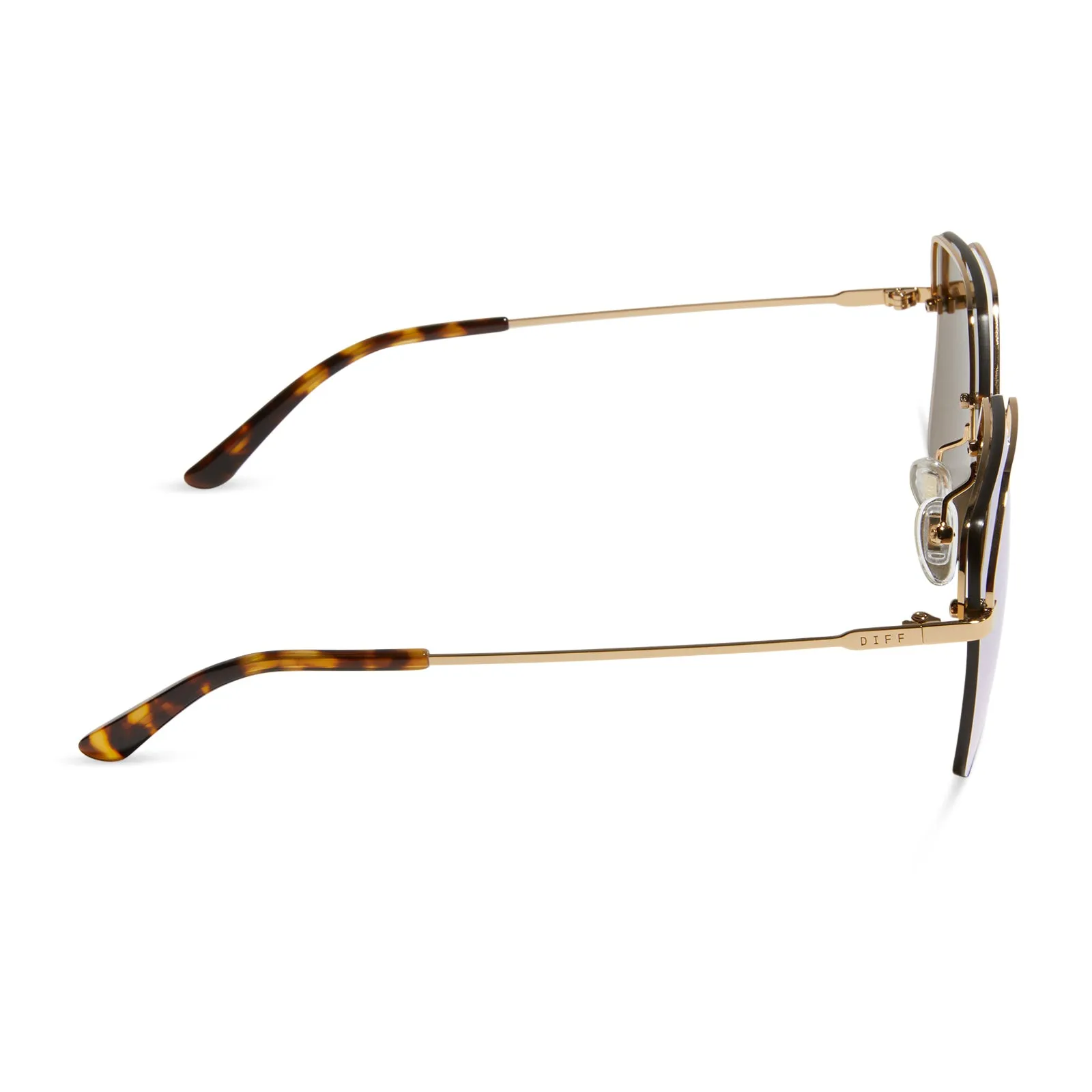 BREE - GOLD   BRILLIANT GOLD MIRROR   POLARIZED SUNGLASSES