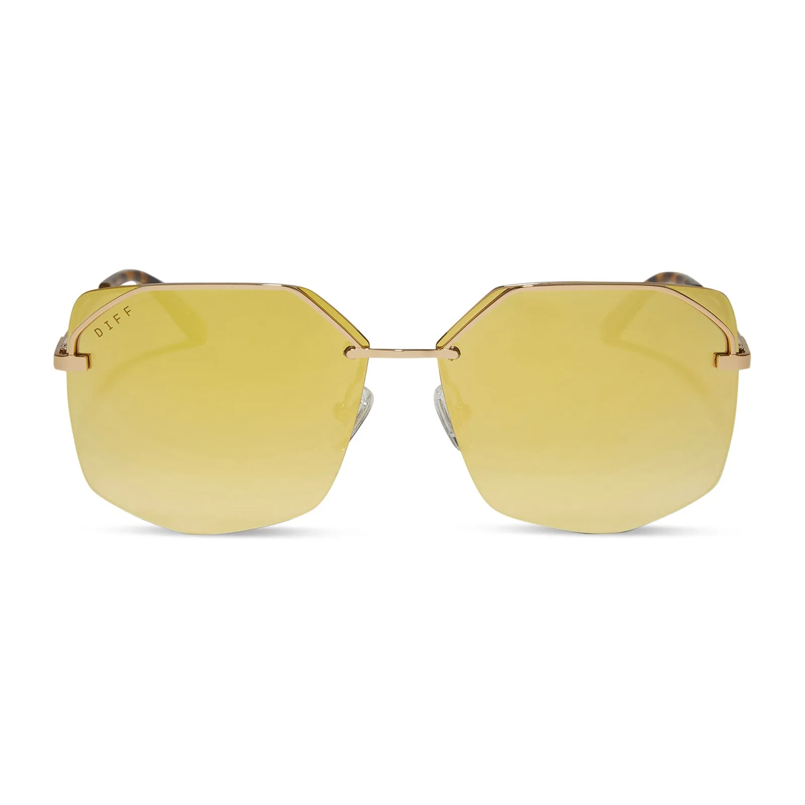 BREE - GOLD   BRILLIANT GOLD MIRROR   POLARIZED SUNGLASSES