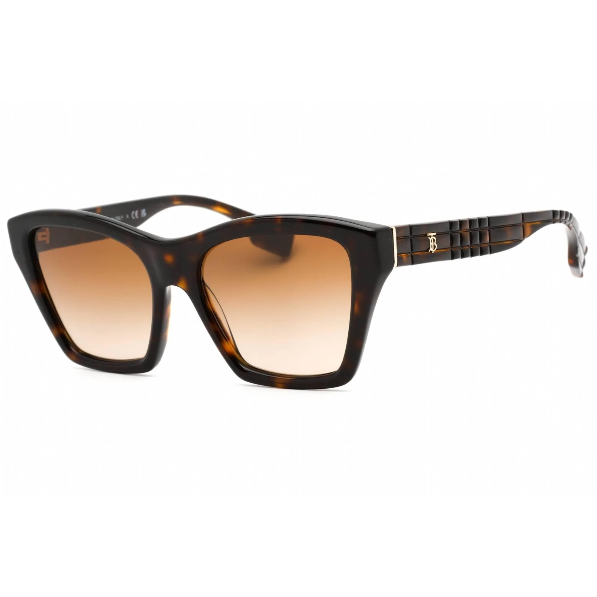 Burberry Women's Sunglasses - Dark Havana Frame Brown Gradient Lens | 0BE4391 300213