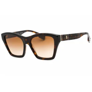 Burberry Women's Sunglasses - Dark Havana Frame Brown Gradient Lens | 0BE4391 300213