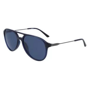 Calvin Klein Men's Sunglasses - Crystal Navy Pilot Frame | CALVIN KLEIN CK20702S 410