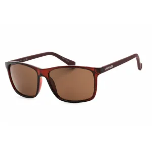 Calvin Klein Retail Women's Sunglasses - Crystal Oxblood Rectangular | CK19568S 601