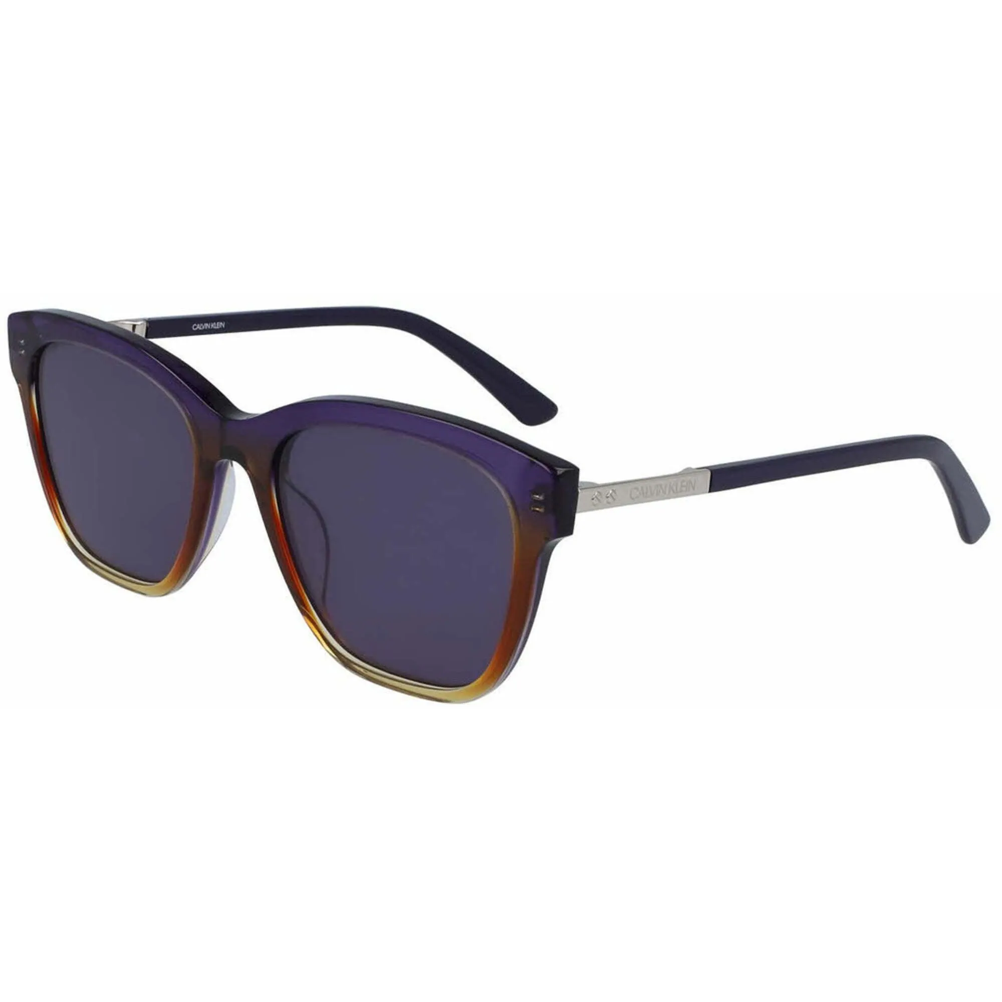 Calvin Klein Women's Sunglasses - Crystal Iris/Amber Grad | CALVIN KLEIN CK19524S 525