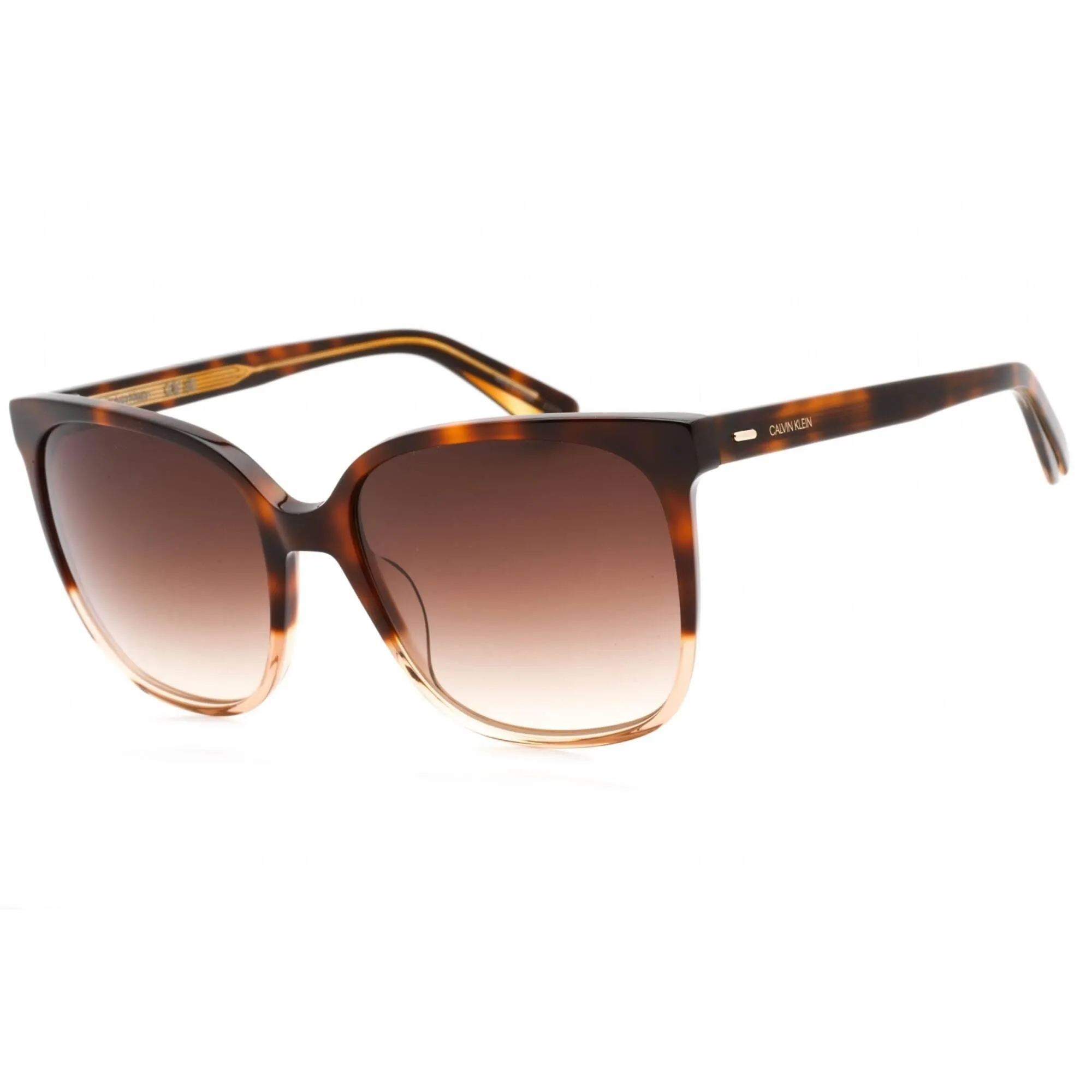 Calvin Klein Women's Sunglasses - Full Rim Brown Havana Plastic Frame | CK21707S 221