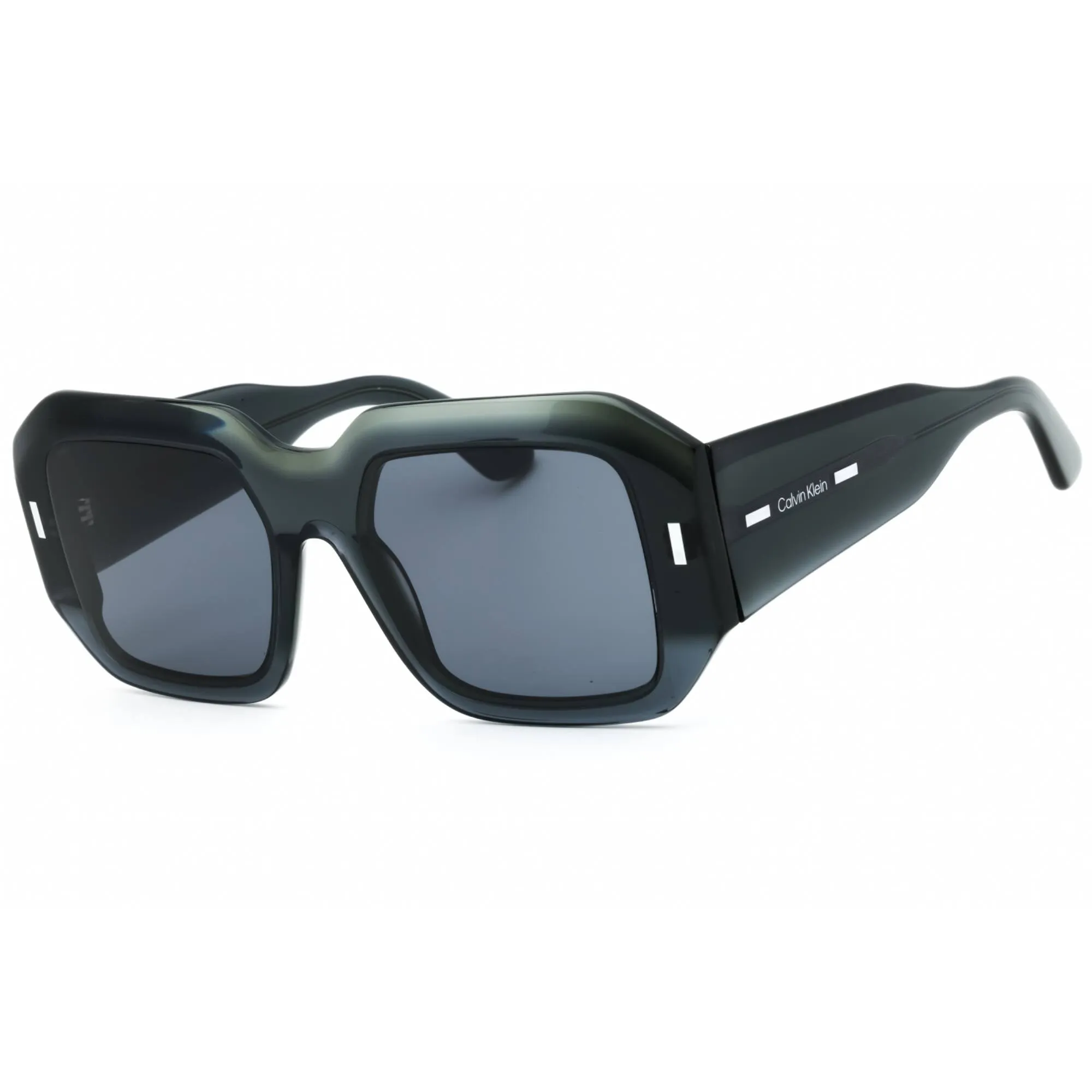Calvin Klein Women's Sunglasses - Grey Acetate Oversized Full Rim Frame | CK23536S 035