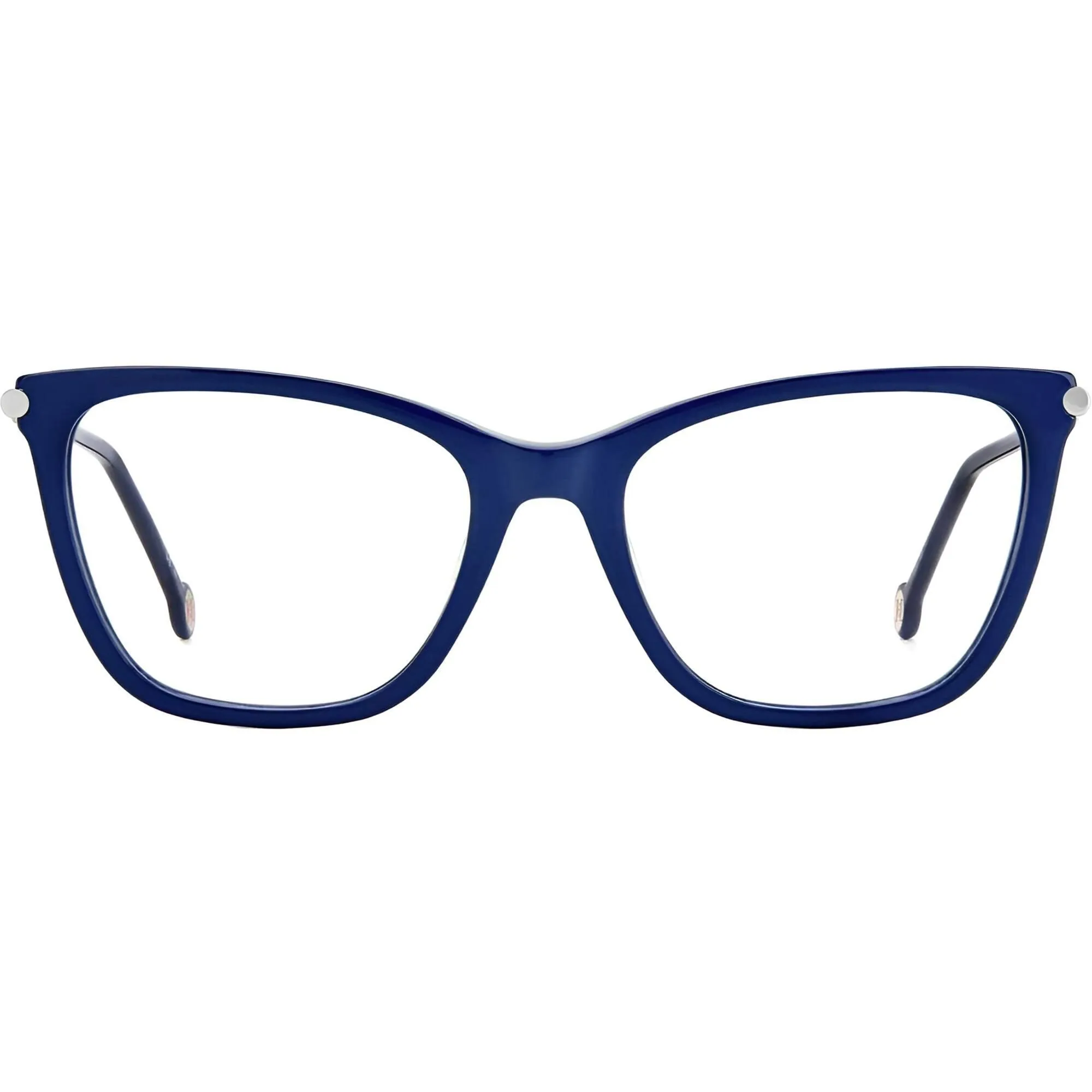 Carolina Herrera Women's Eyeglasses - Blue Plastic Frame Demo Lens | CH 0028 0PJP