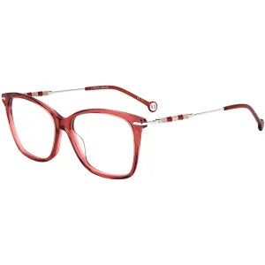 Carolina Herrera Women's Eyeglasses - Cherry Plastic Frame Demo Lens | CH 0042 08CQ