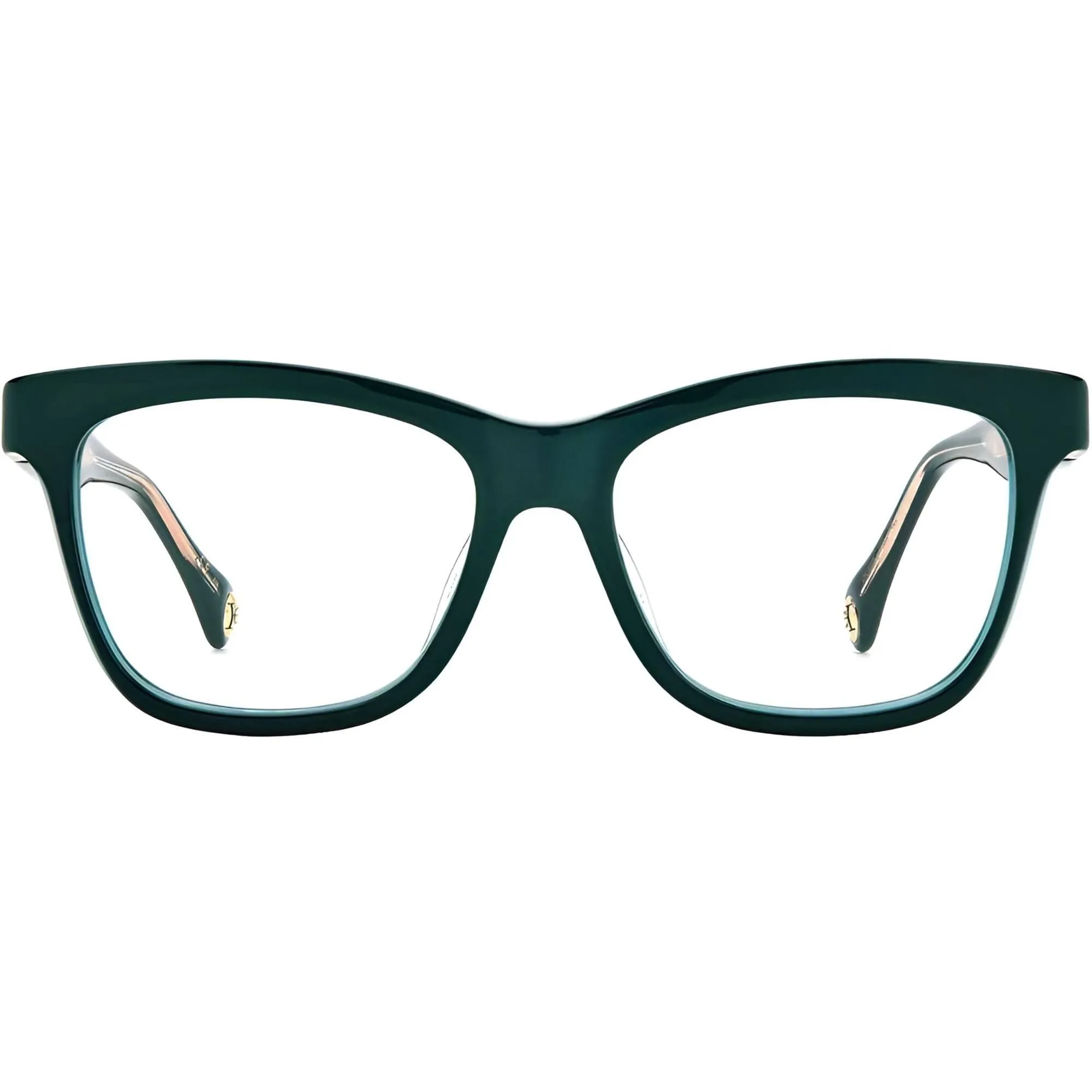 Carolina Herrera Women's Eyeglasses - Green Plastic Frame Demo Lens | CH 0016 01ED