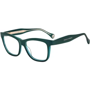 Carolina Herrera Women's Eyeglasses - Green Plastic Frame Demo Lens | CH 0016 01ED