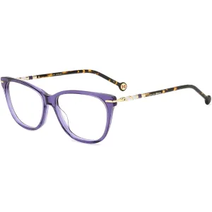 Carolina Herrera Women's Eyeglasses - Violet Havana Acetate Frame | HER 0096 0HKZ
