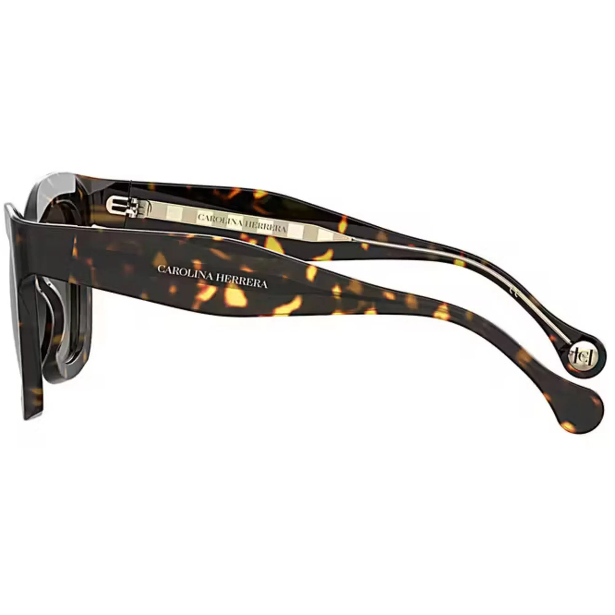Carolina Herrera Women's Sunglasses - Havana Acetate Cat Eye Frame | CH 0015/S 0086/HA