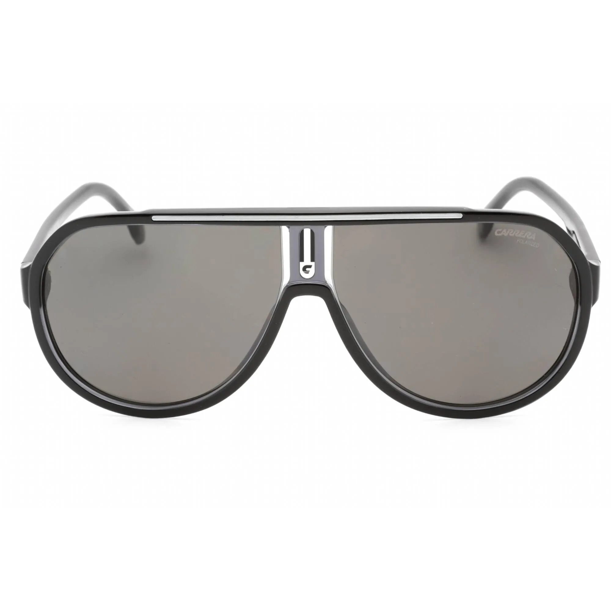 Carrera Men's Sunglasses - Black Grey Plastic Aviator Frame | CARRERA 1057/S 008A M9