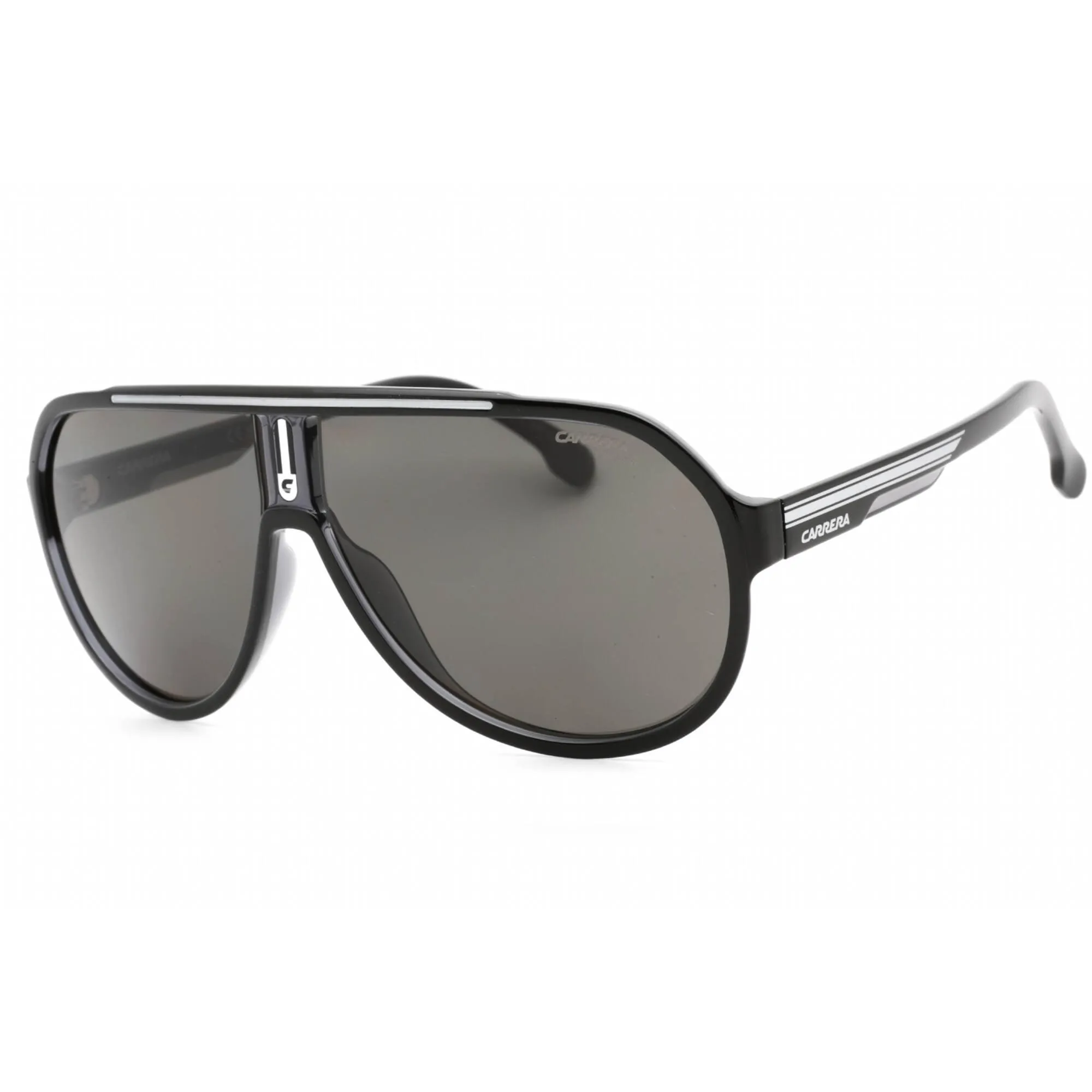 Carrera Men's Sunglasses - Black Grey Plastic Aviator Frame | CARRERA 1057/S 008A M9