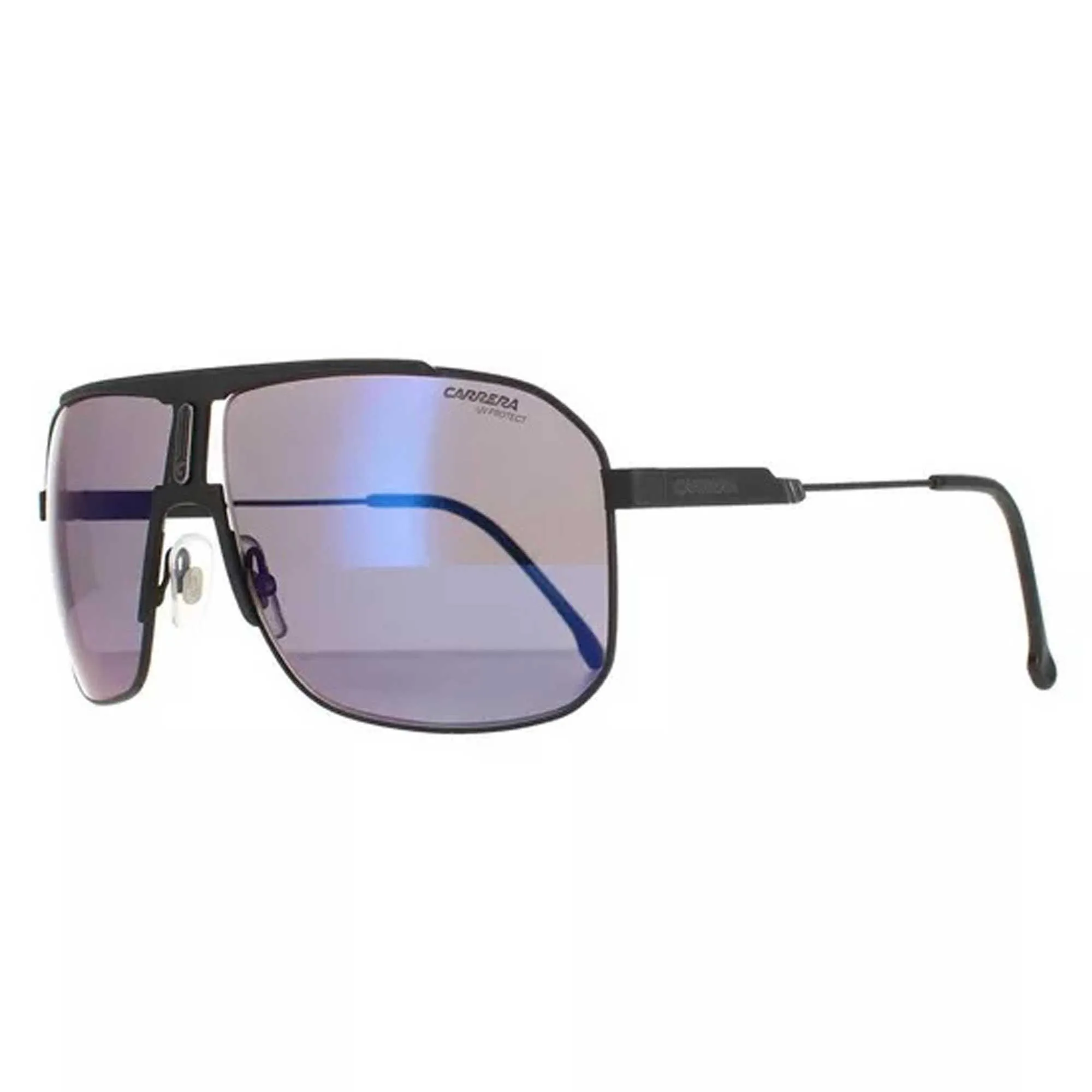 Carrera Men's Sunglasses - Full Rim Matte Black Metal Aviator Frame | 1043/S 0003