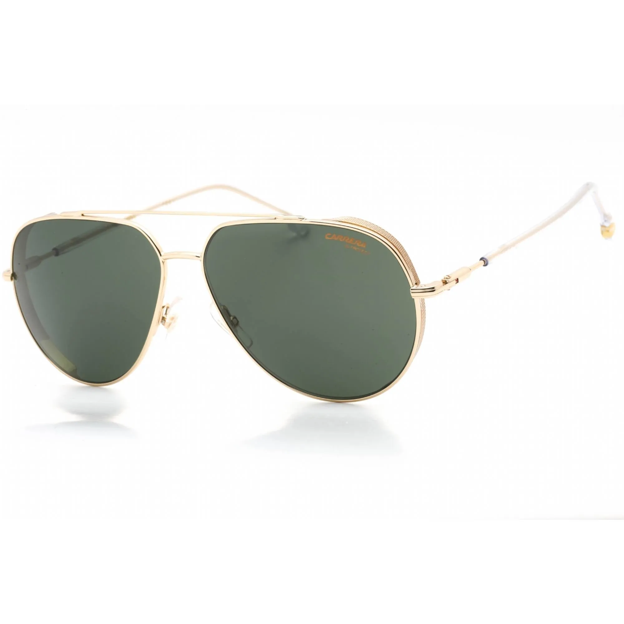Carrera Men's Sunglasses - Gold Crystal Metal Frame Green Lens | CARRERA 221/S 0LOJ QT