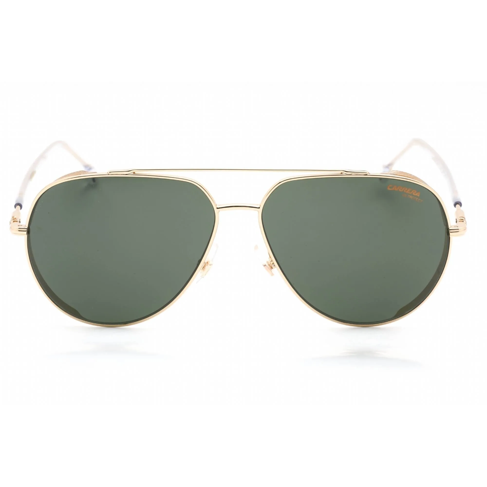 Carrera Men's Sunglasses - Gold Crystal Metal Frame Green Lens | CARRERA 221/S 0LOJ QT