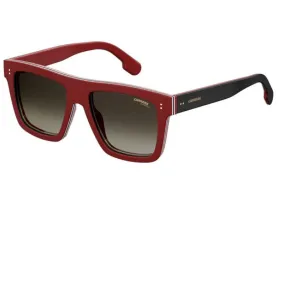 Carrera Men's Sunglasses - Red Square Shape Frame Brown Sf Gradient Lens | 1010/S C9A