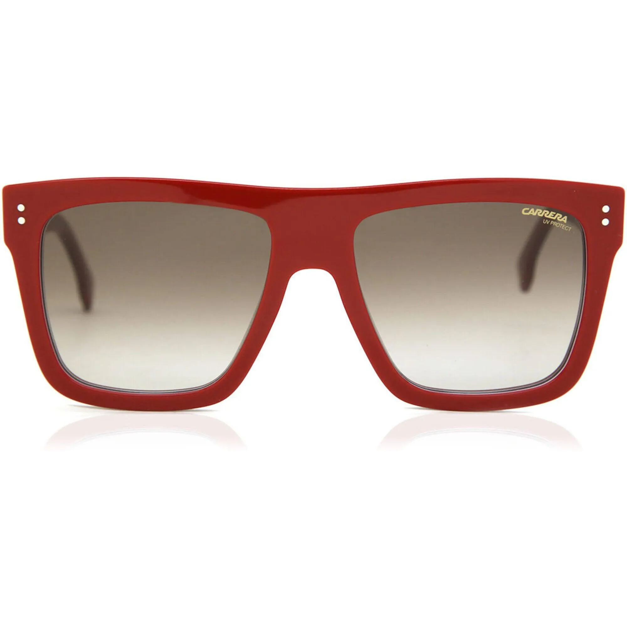 Carrera Men's Sunglasses - Red Square Shape Frame Brown Sf Gradient Lens | 1010/S C9A