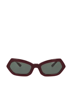 Cat-Eye Sunglasses Red