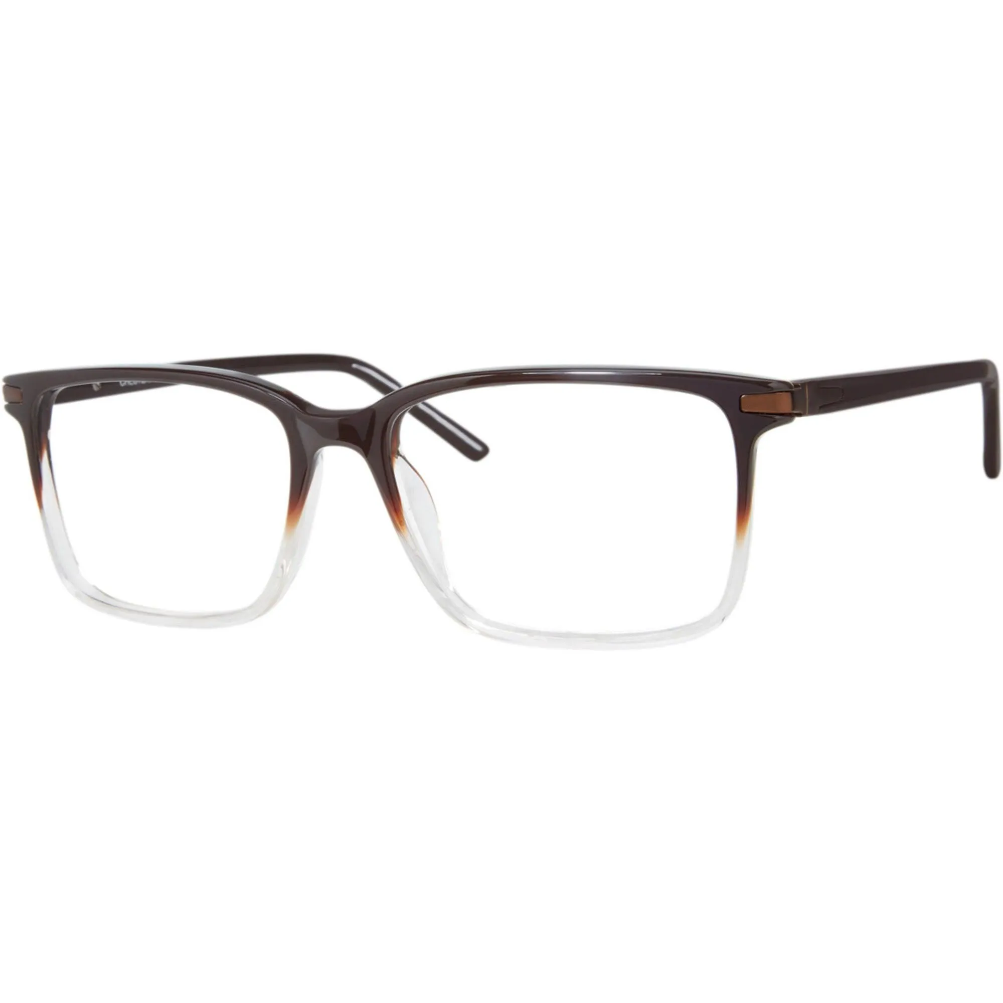 Chesterfield Men's Eyeglasses - Brown Crystal Plastic Frame Demo Lens | CH 76XL 0YL3