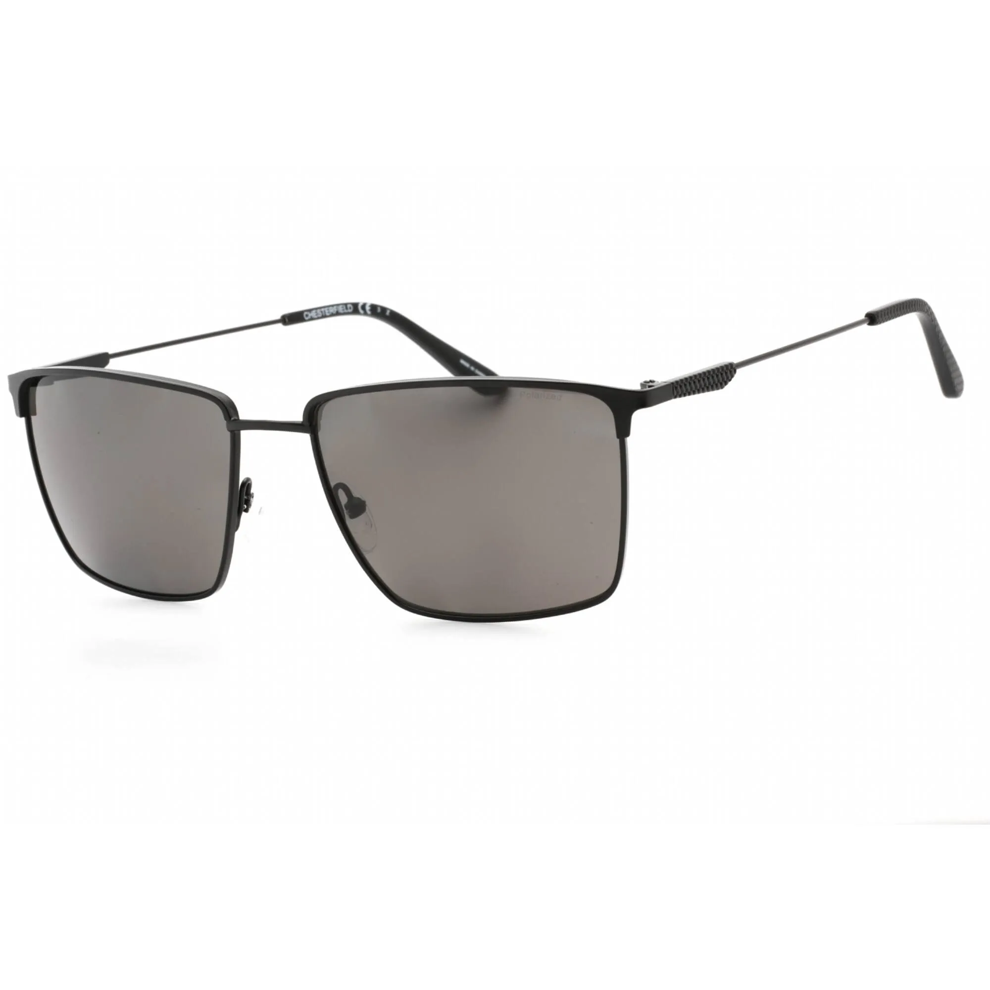 Chesterfield Men's Sunglasses - Grey Lens Matte Black Metal Frame | CH 17/S 0003 M9