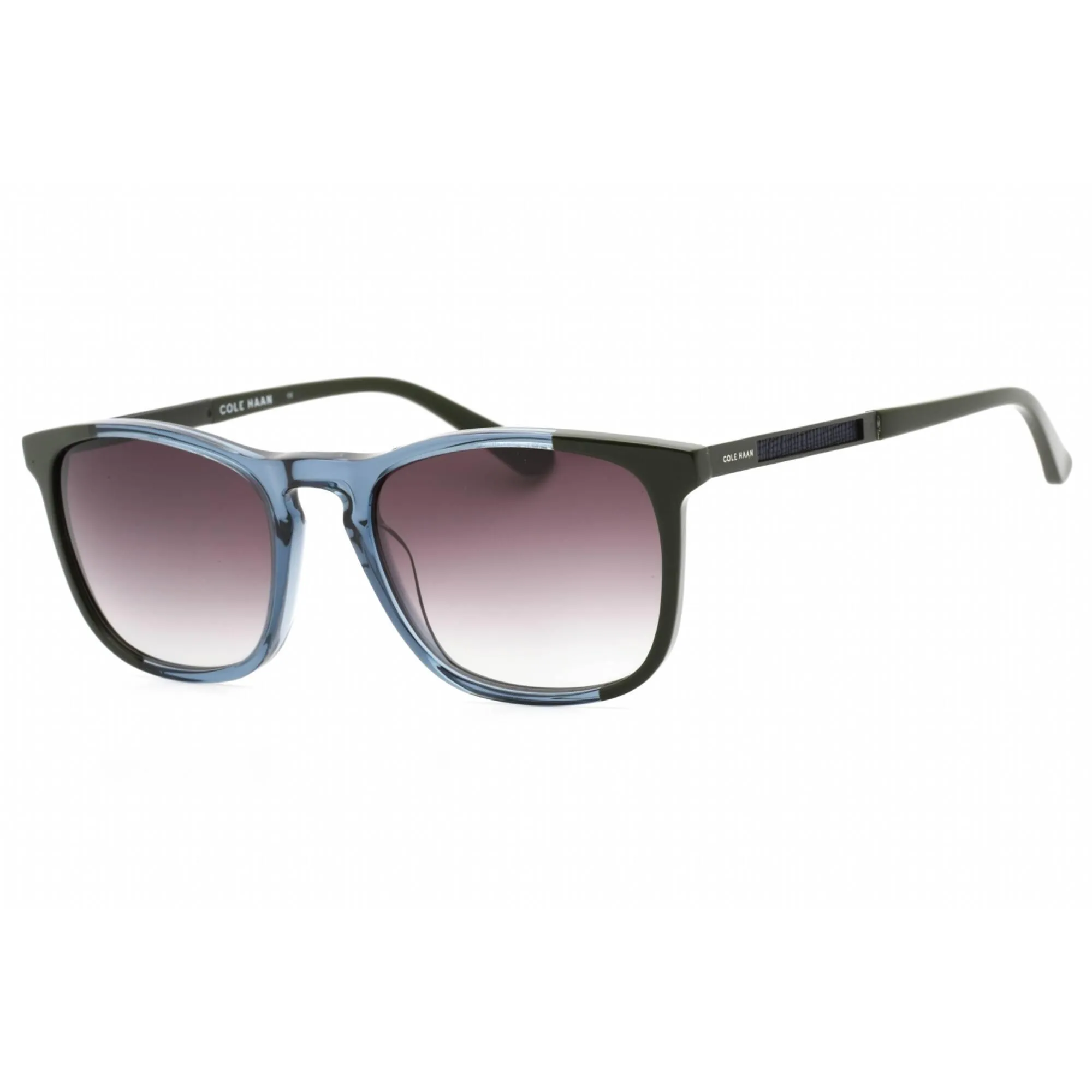 Cole Haan Men's Sunglasses - Navy Crystal Full Rim Rectangular Frame | CH6082 414