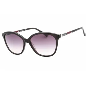 Cole Haan Women's Sunglasses - Grey Crystal Plastic Full Rim Cat Eye | CH7071 014