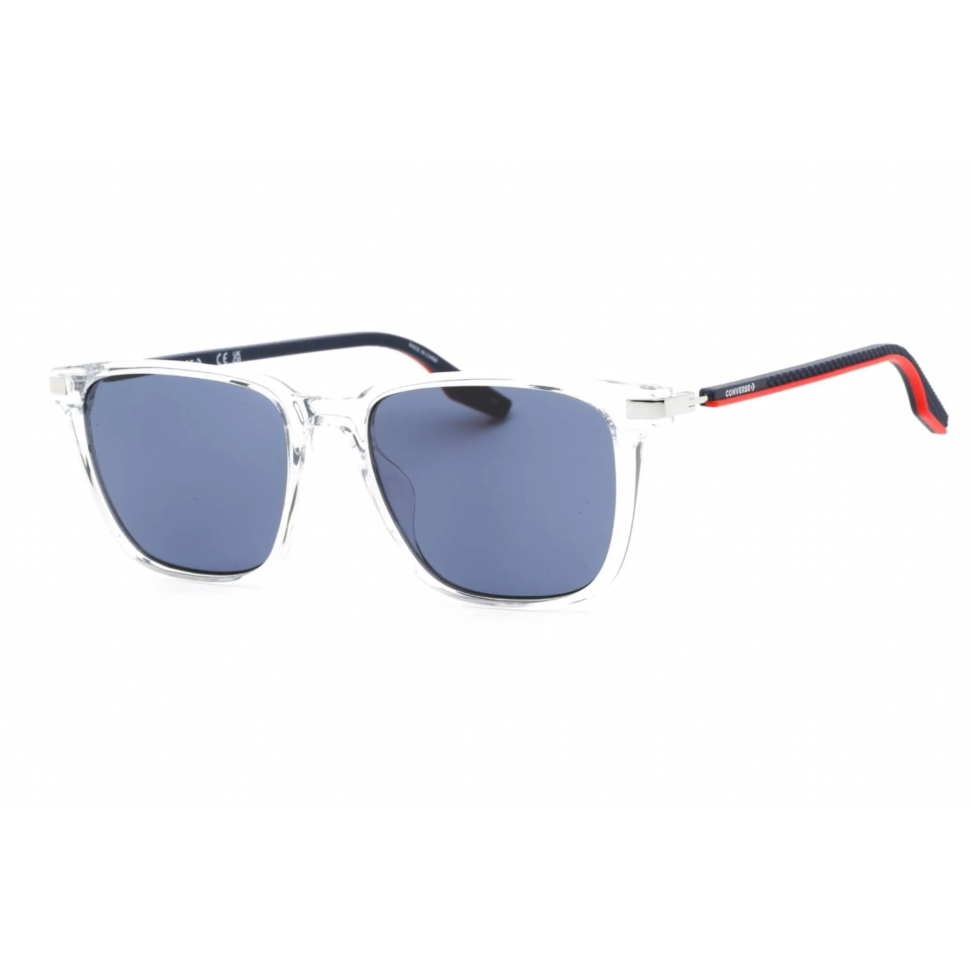 Converse Men's Sunglasses - Crystal Clear Rectangular Frame | CV543S NORTH END 970