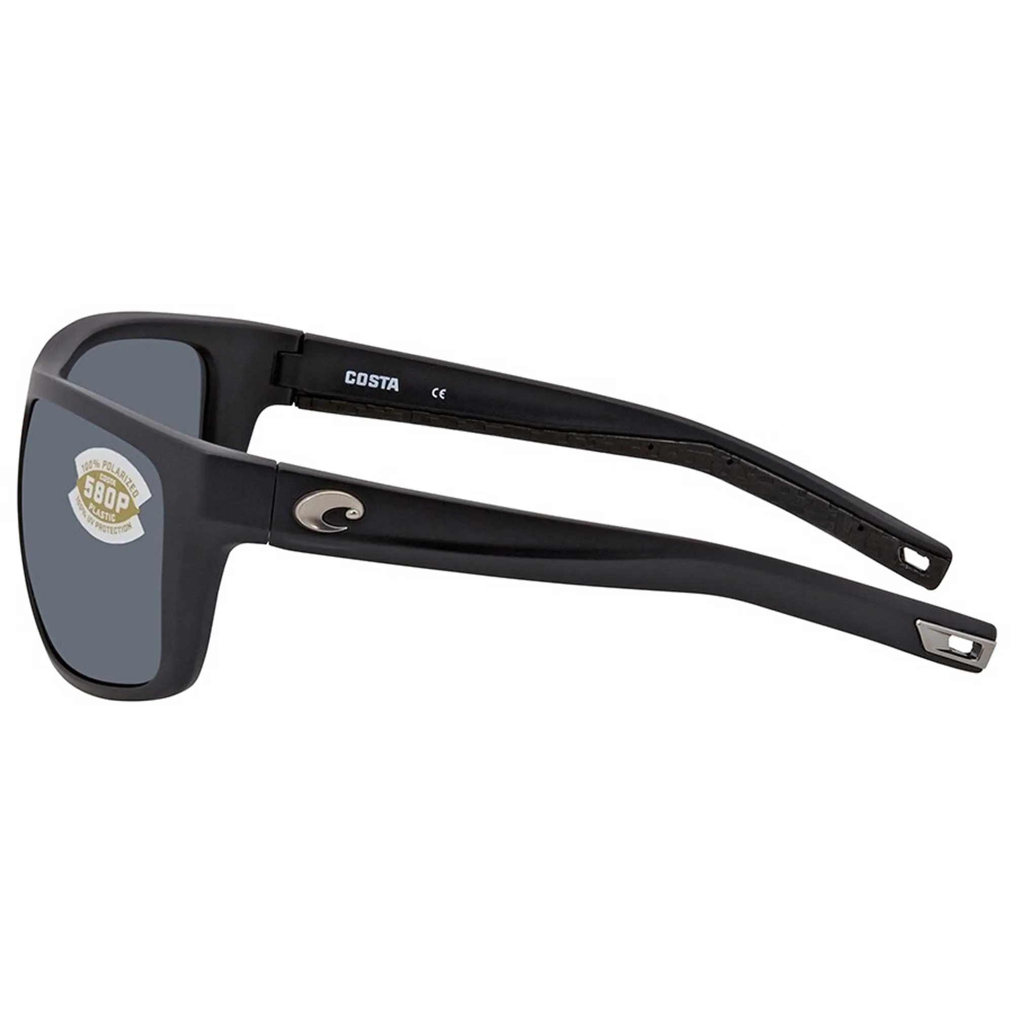Costa Del Mar Men's Sunglasses - Broadbill Matte Black Square Frame | 06S9021 002