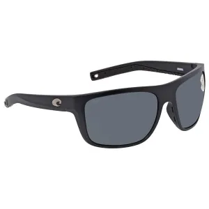 Costa Del Mar Men's Sunglasses - Broadbill Matte Black Square Frame | 06S9021 002