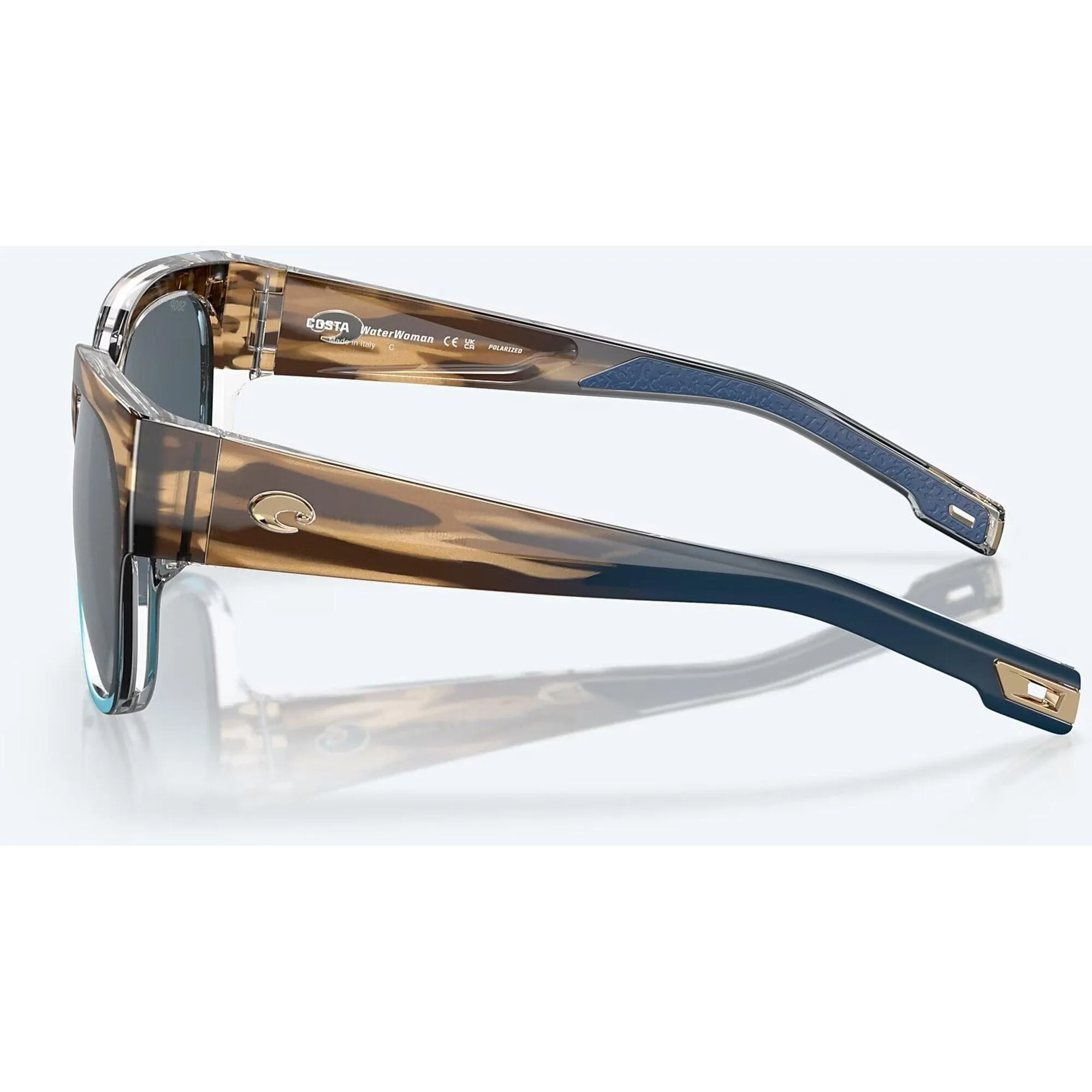 Costa Del Mar Women's Sunglasses - Waterwoman Shiny Wahoo Square | 06S9019-90191055