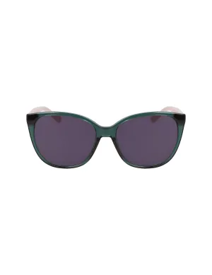 Crystal Cat-Eye Braided Sunglasses