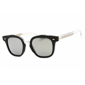 Cutler and Gross Men's Sunglasses - Silver/Black/Crystalc Square Frame | CG1297S 001