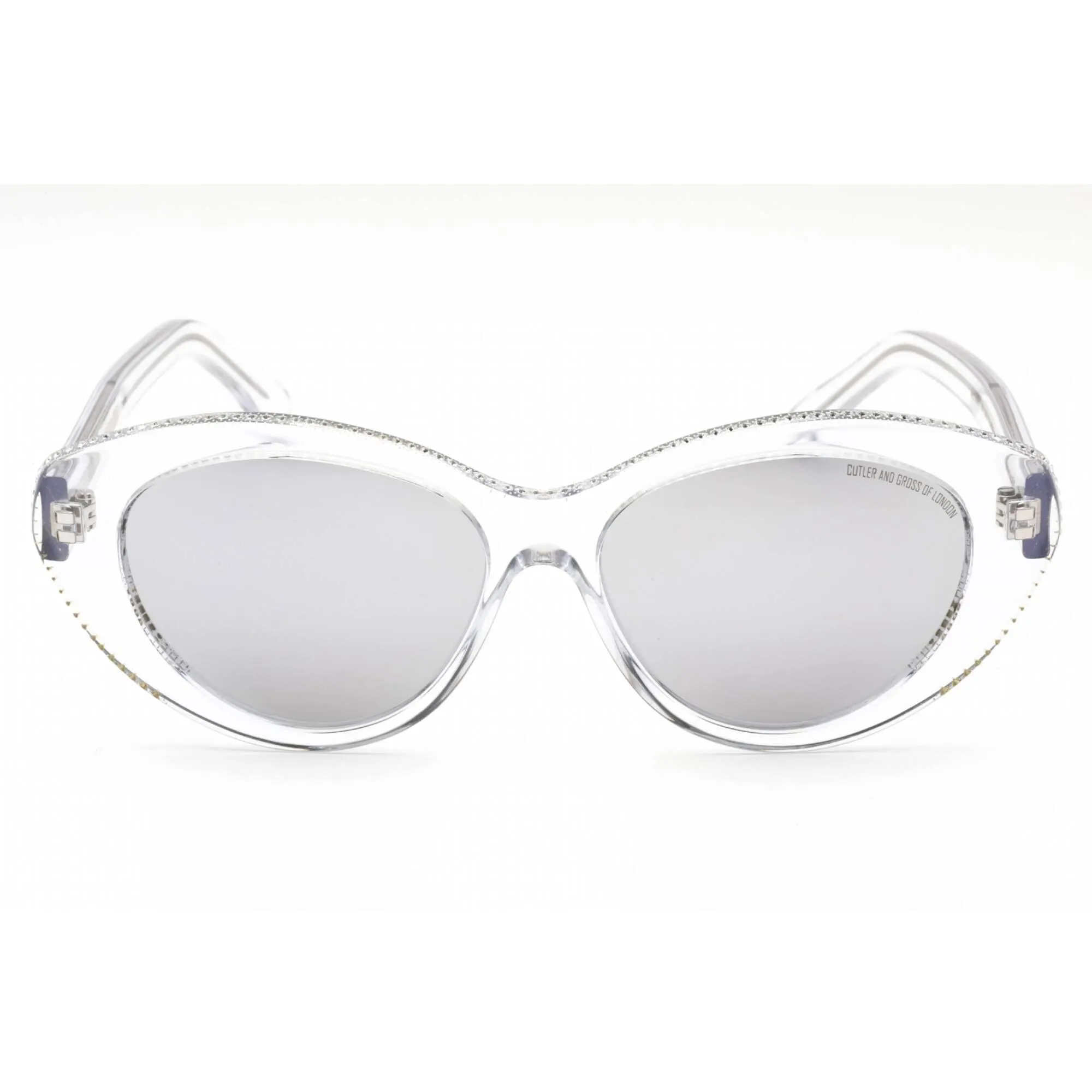 Cutler and Gross Women's Sunglasses - Full Rim Crystal Cat Eye Shape | CG1286S 002