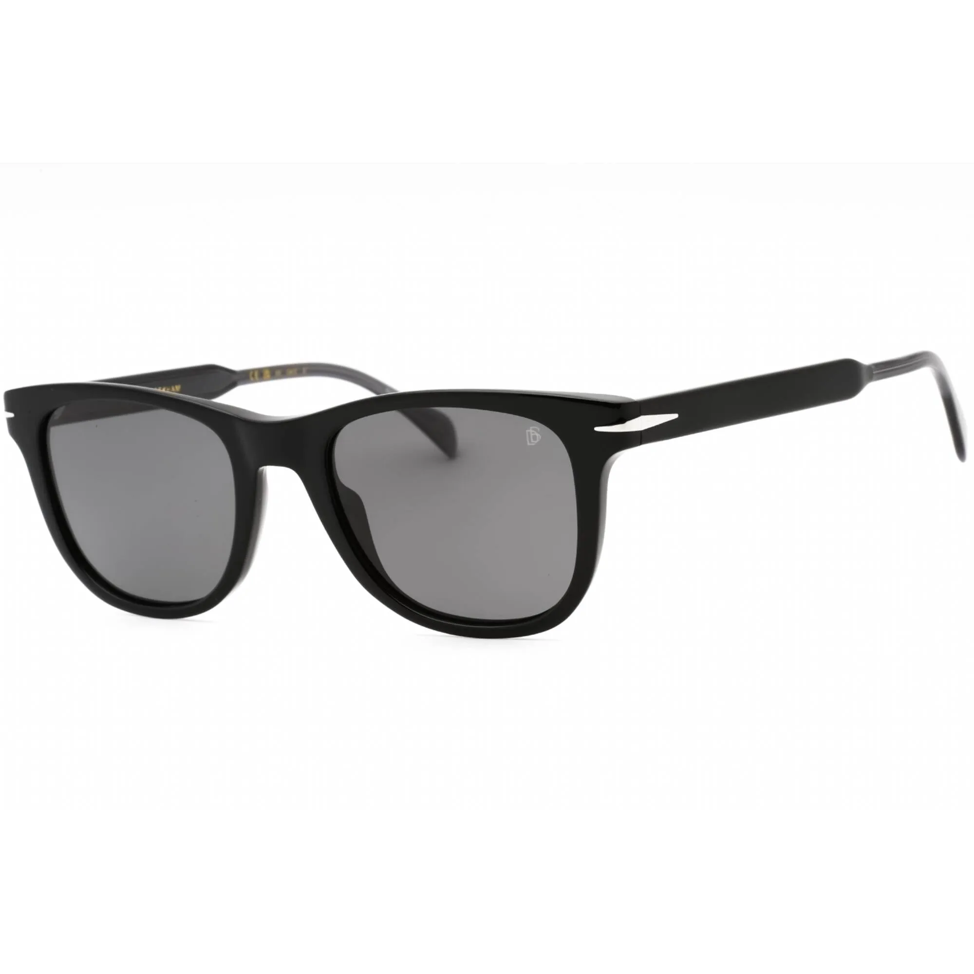 David Beckham Men's Sunglasses - Black Grey Plastic Square Frame | DB 1113/S 008A M9