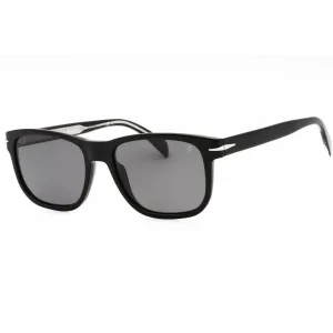 David Beckham Men's Sunglasses - Black Silver Frame Grey Lens | DB 1045/S 0BSC M9