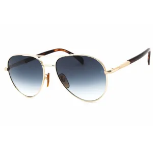 David Beckham Men's Sunglasses - Gold Brown Horn Aviator Frame | DB 1118/G/S 0T5U 9O