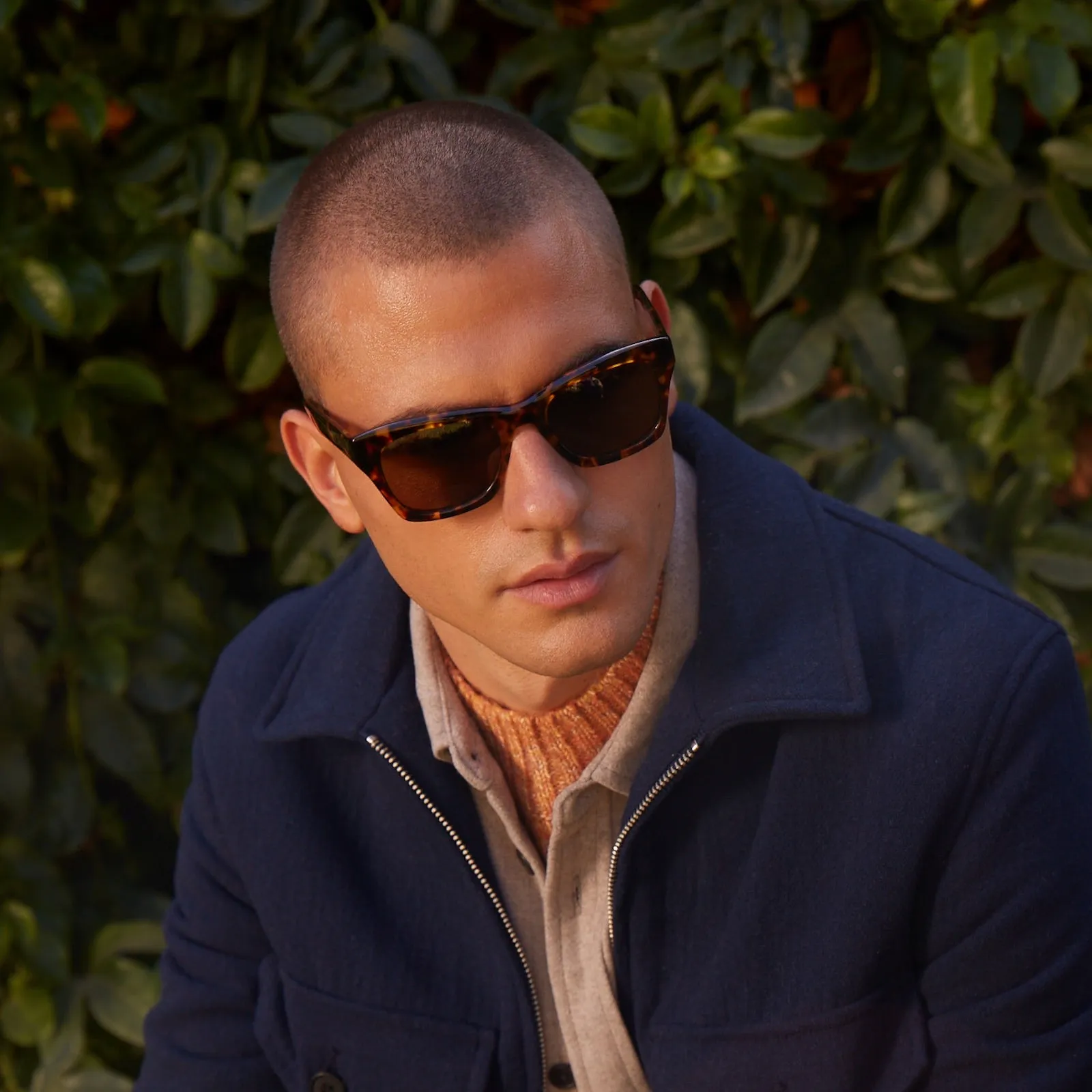 DEAN - AMBER TORTOISE   BROWN POLARIZED SUNGLASSES