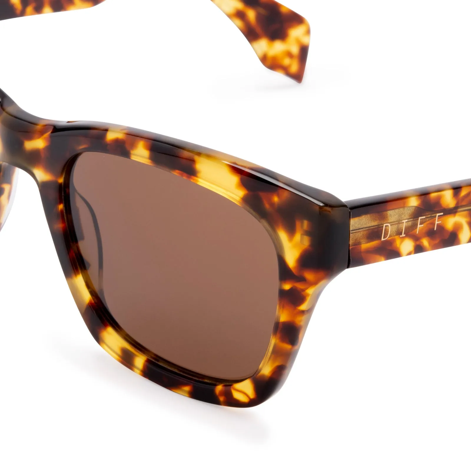 DEAN - AMBER TORTOISE   BROWN POLARIZED SUNGLASSES