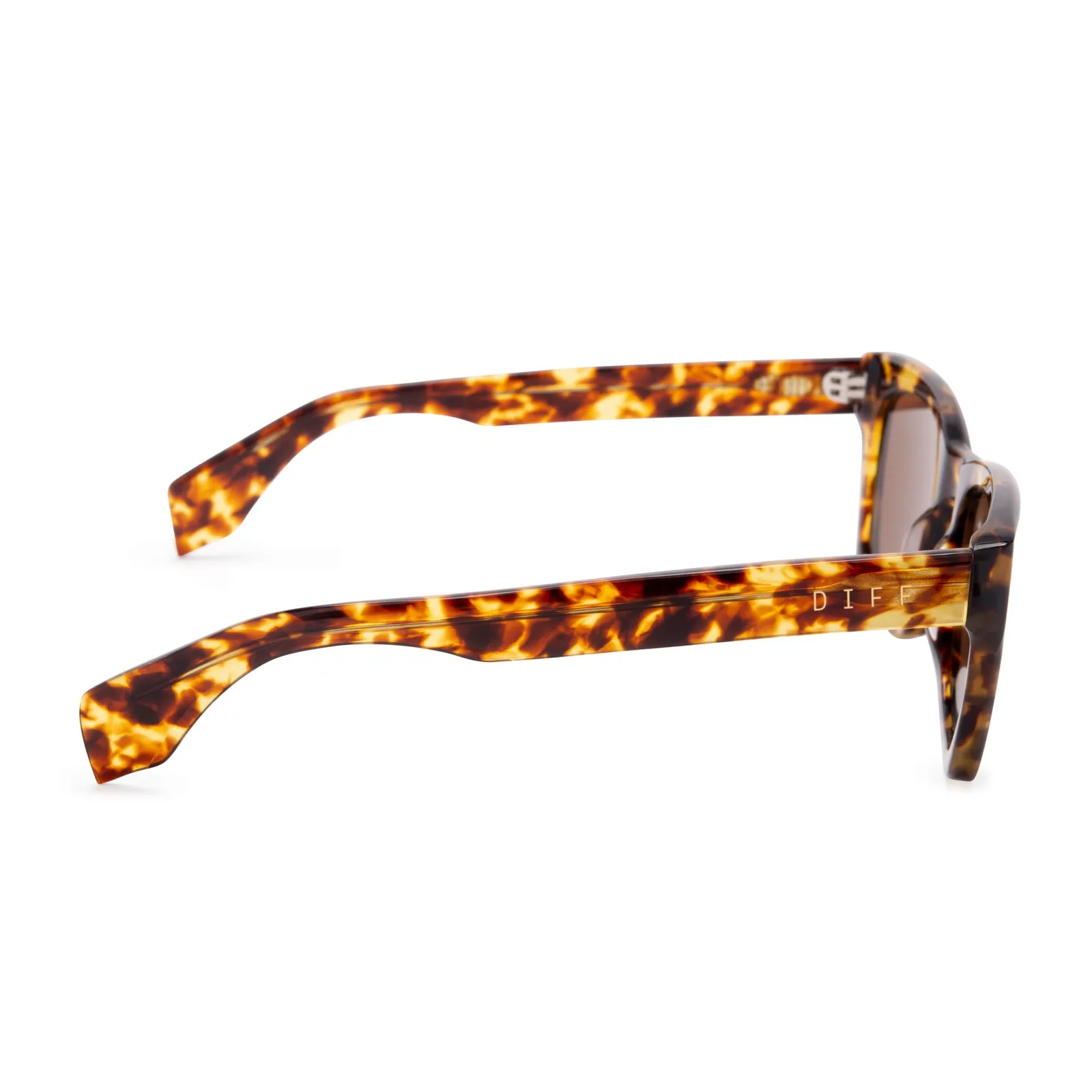 DEAN - AMBER TORTOISE   BROWN POLARIZED SUNGLASSES