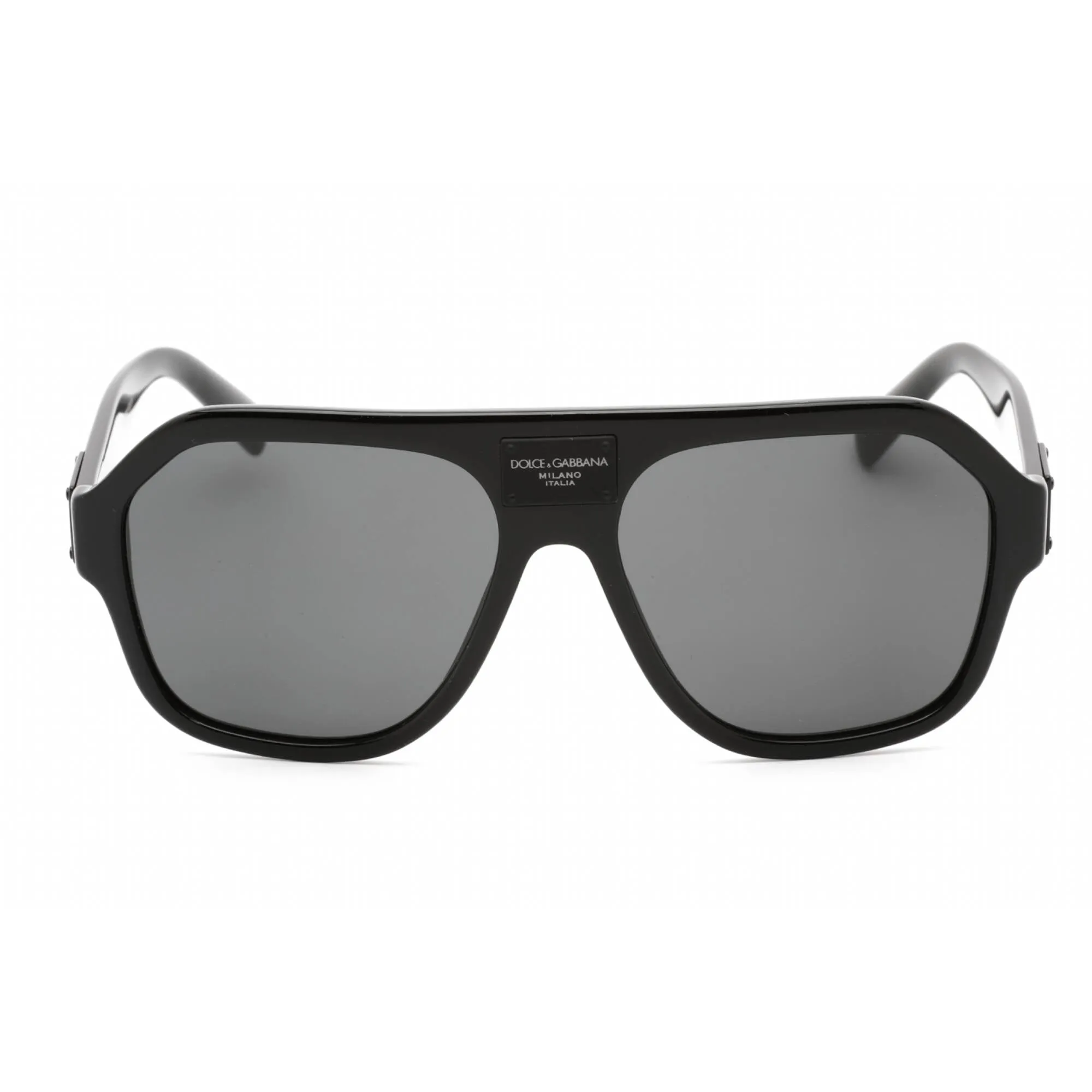 Dolce & Gabbana Men's Sunglasses - Black Aviator Shape Full Rim Frame | 0DG4433 501/87