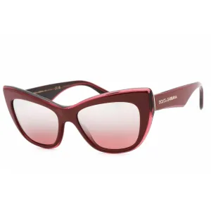 Dolce & Gabbana Women's Sunglasses - Burgundy Full Rim Cat Eye Frame | 0Dg4417 32477E