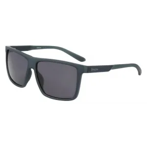 Dragon Men's Sunglasses - Matte Grey Crystal Rectangular Frame | DR SPARROW LL 20