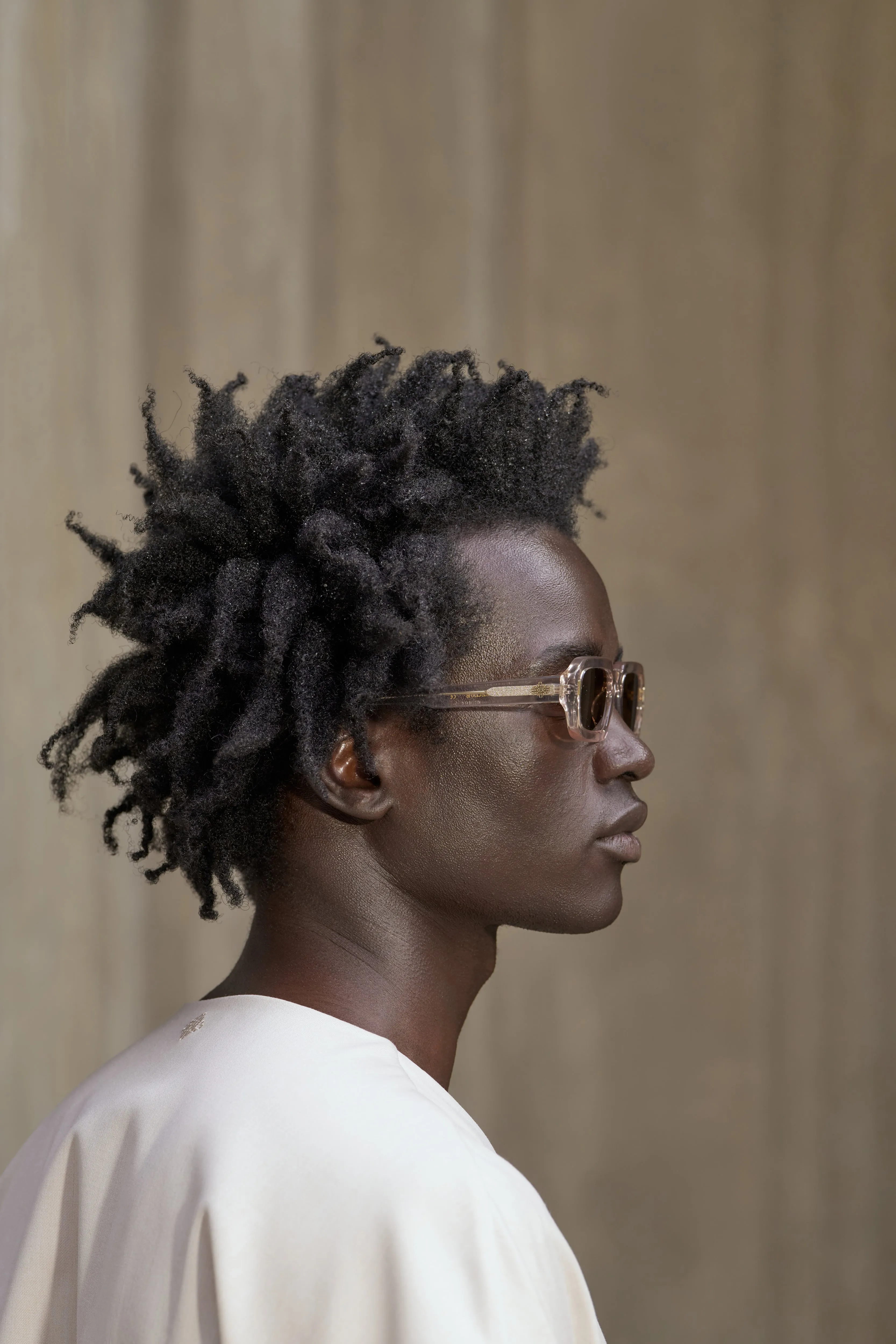 EMBLEM SUNGLASSES - CHAMPAGNE