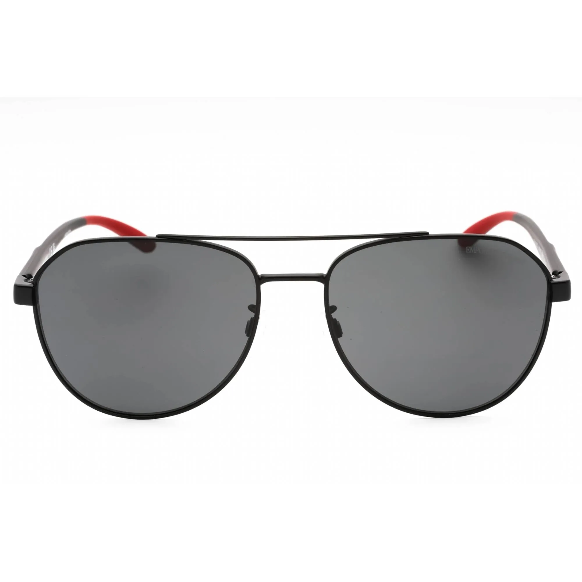 Emporio Armani Men's Sunglasses - Matte Black Aviator Full Rim Frame | 0EA2129D 300187