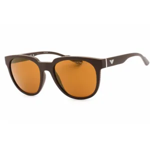 Emporio Armani Men's Sunglasses - Matte Brown Plastic Full Rim Frame | 0EA4205 52606H